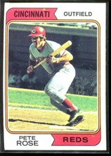 1974 Topps Vintage Pete Rose #300 Cincinnati Reds  B