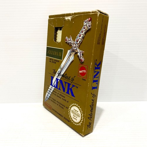 Zelda II The Adventure Of Link + Box & Manual - Nintendo NES - Tested & Working - Picture 5 of 11
