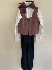 NORWEGIAN 8-10Yr EU140 Festdrakt BUNAD folk FROM NORWAY silk scarf