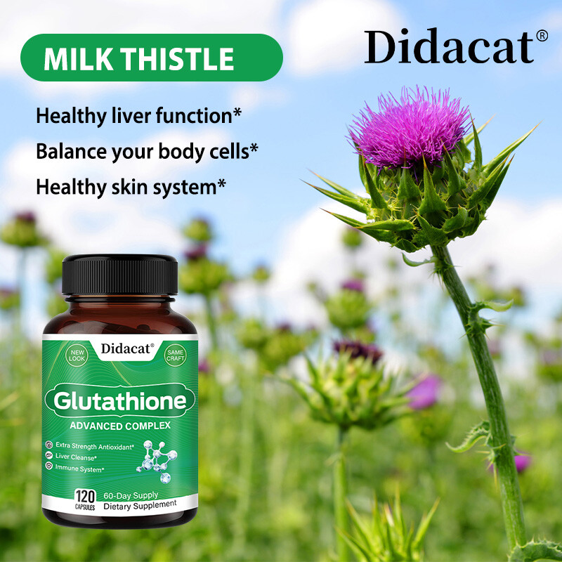 milk thistle increase glutathione Intelligent Labs Liposomal Glutathione + Vitamin C, Martinique main image 1