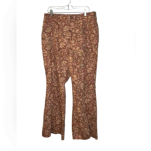 Free People 35 CRVY Wild Honey Printed Schlagjeans Neu ohne Etikett - Bild 2 von 8