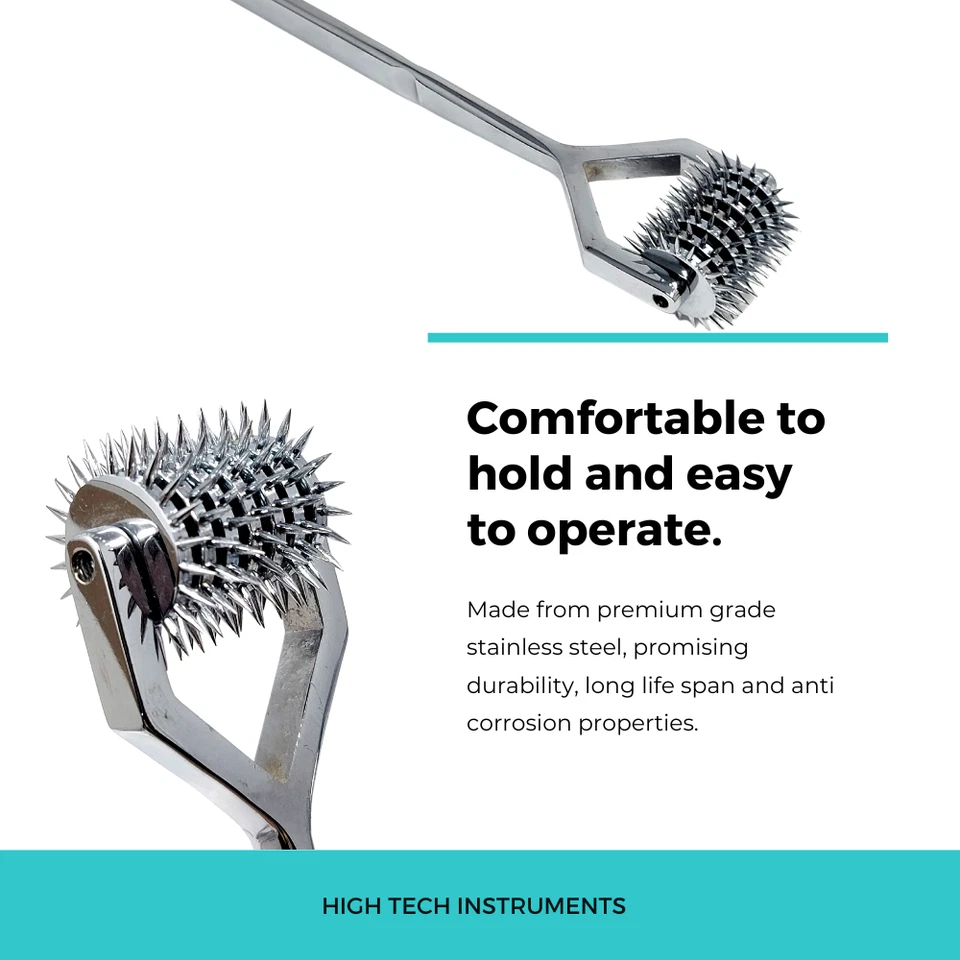 Molinete de 7 Cabezas Reflex Martillo Ortopédico Médicos EMS Herramienta Acero Inoxidable Foto 2 de 4