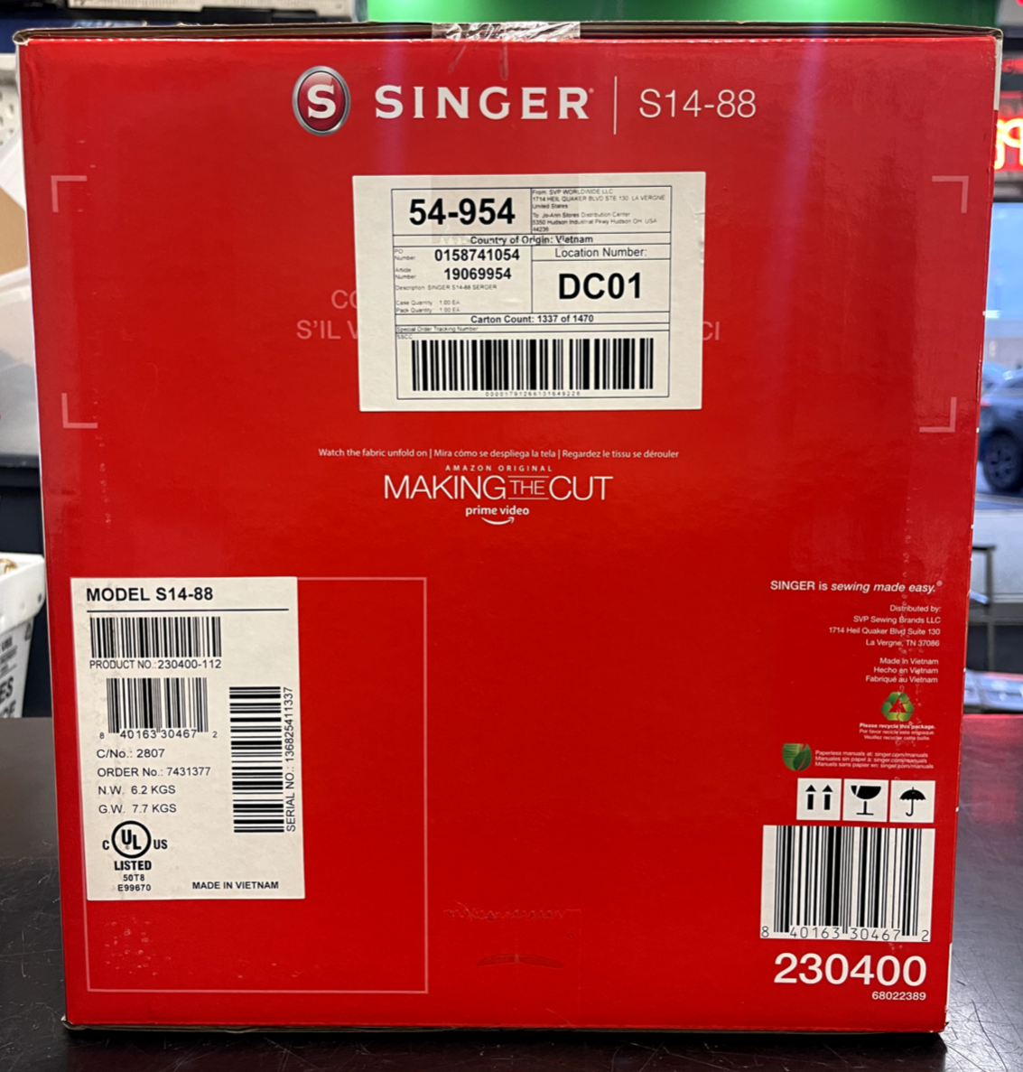 SINGER S1488 Serger Sewing Machine 840163304672 eBay