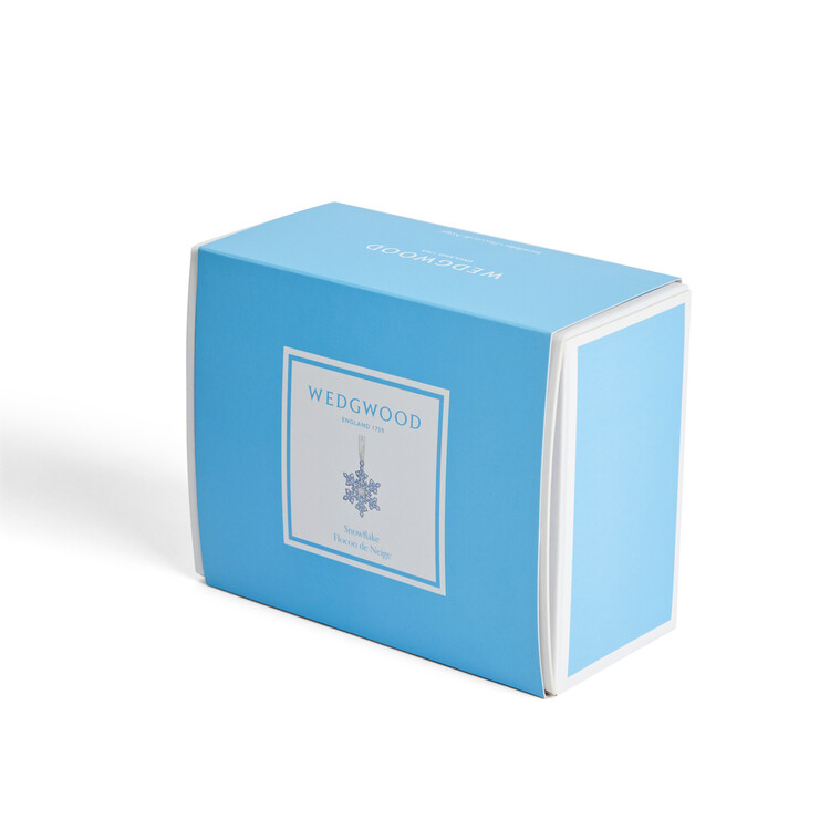 Wedgewood Porcelain Holiday Ornament Snowflake Blue eBay