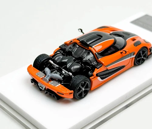 Modellino sportivo LMLF 1:64 Orange One 1 Super Racing auto in metallo pressofuso - Foto 10 di 12