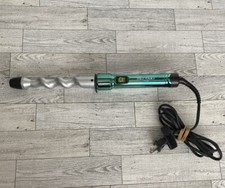 BedHead Tigi Curlipops Ceramic teal curling wand iron. Model - BH350