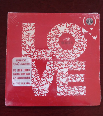Starbucks RED Exclusive All You Need Is Love U2 John Legend DMB CD NEW SEALED