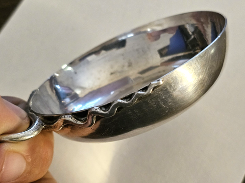 Ilias Lalaounis Vintage 1970s Silver 900 Tastevin Wine Tasting Cup. - Picture 6 of 13