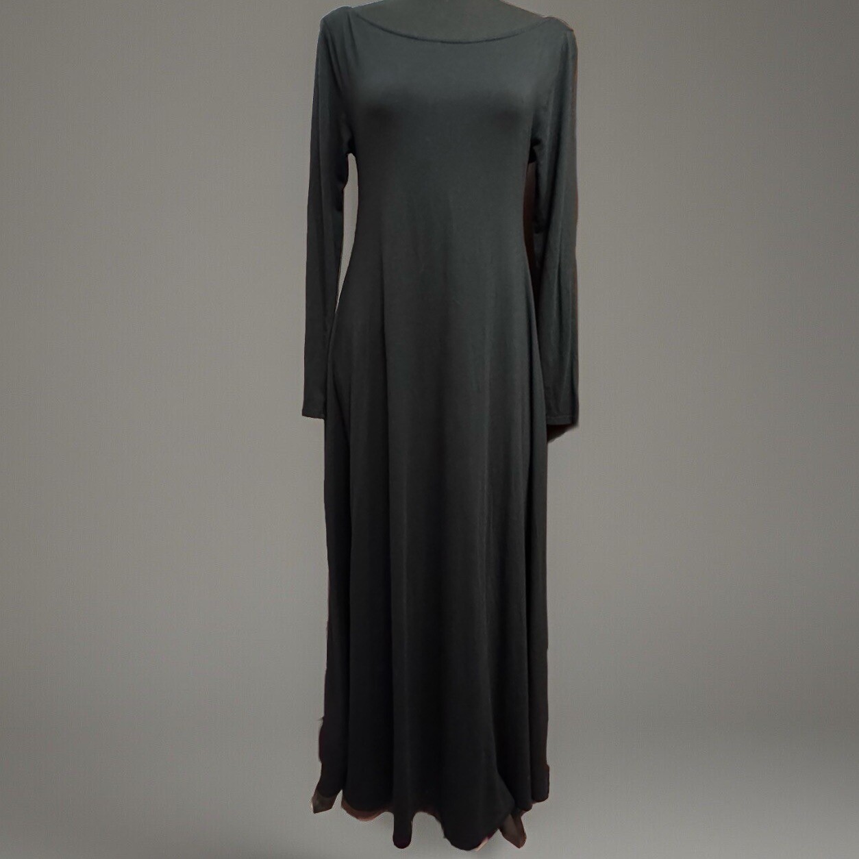 Soft Surroundings Dress Medium Maxi Minimalist Cozy Pima Modal Office Casual