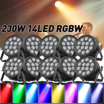 230W 14LED PAR Light RGBW Stage Bar Wash Lighting DMX DJ Disco Party Club Light