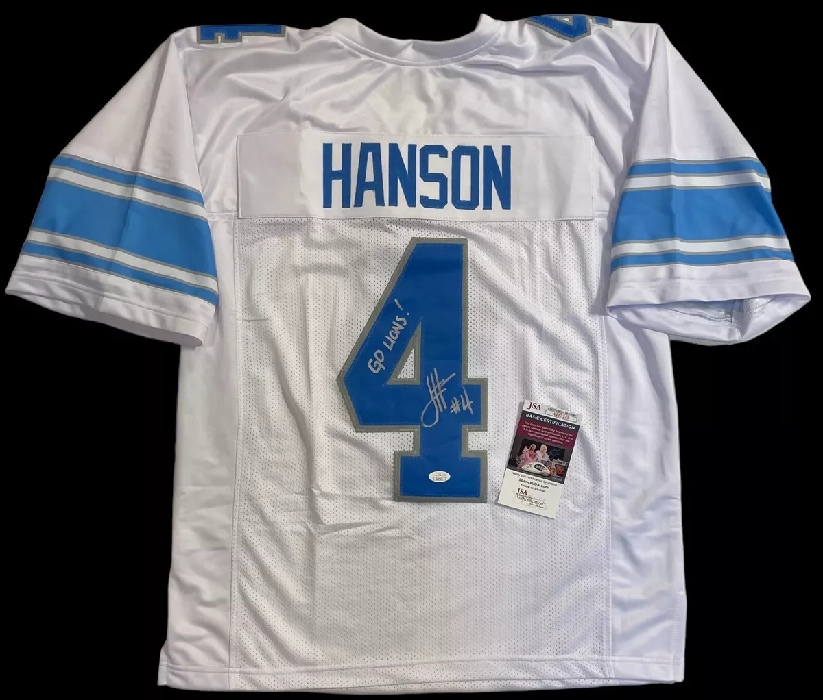 jason hanson detroit lions jersey