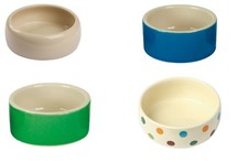 Steintrog Napf für Katzen kleine Hunde oder Nagetiere 250 ml Keramiknapf E5