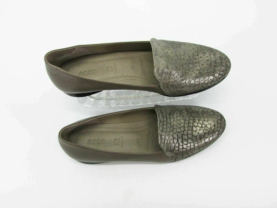 Zapato Bailarina Ecco Mujer Tacto Escala 2.0 Talla 8.5M EUR 39 Ballet Plano Nuevo Sin Caja QP Foto 2 de 4