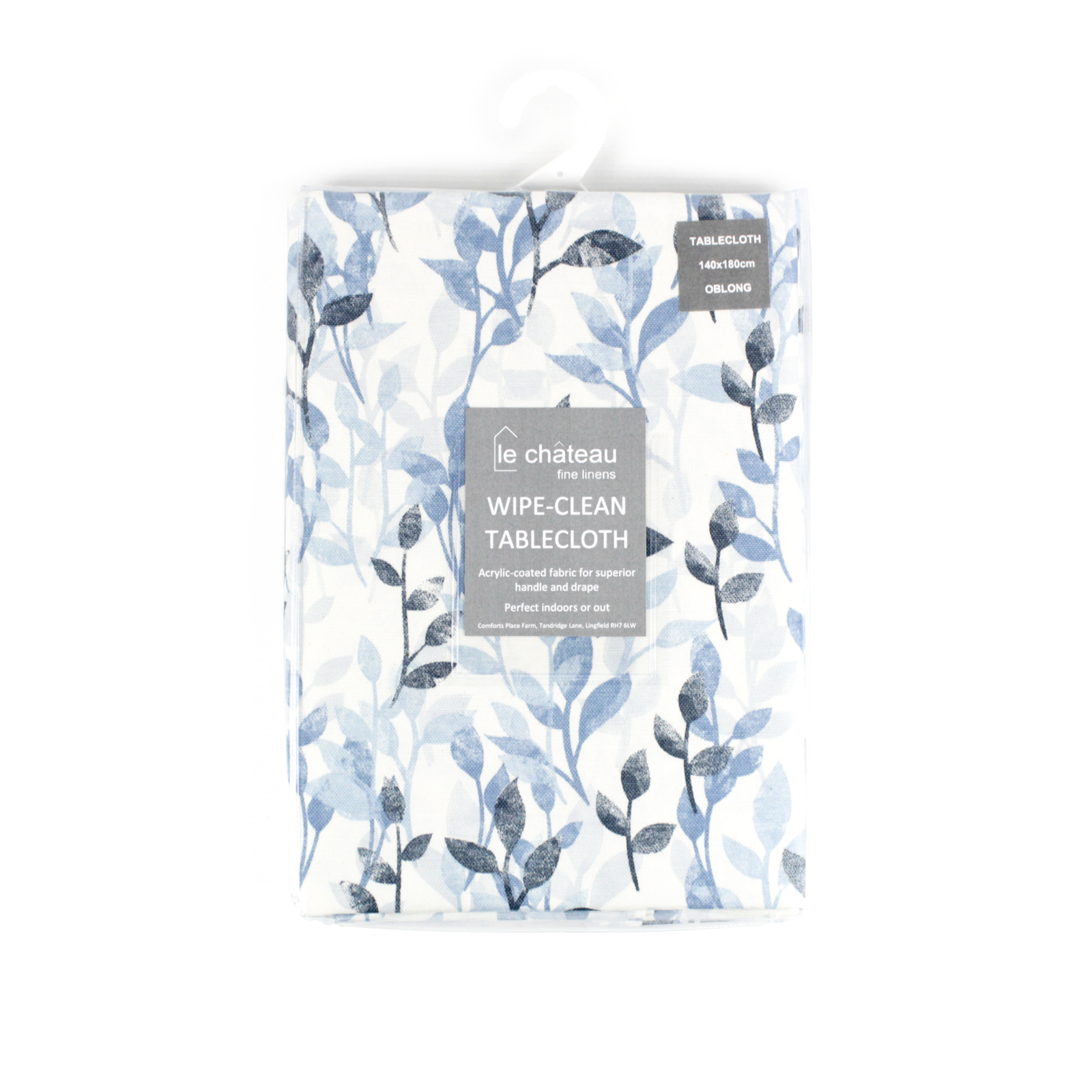 Le Chateau Wipe Clean Tablecloth - Blue Botany