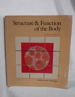 Structure and Function of the Body Anthony & Thibodeau 7th Ed RN Textbook 1984