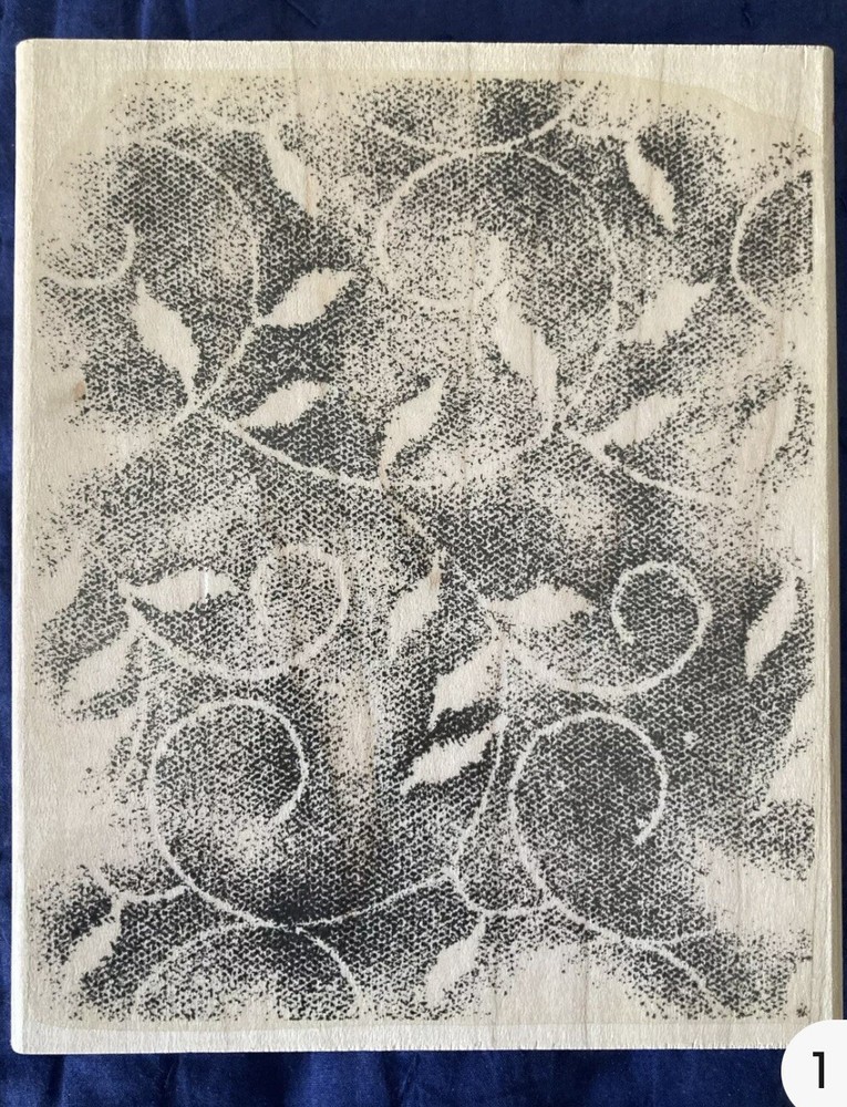 Stampin' Up! Fine Lace Background Stamp ~ for collage, mixed media, cards