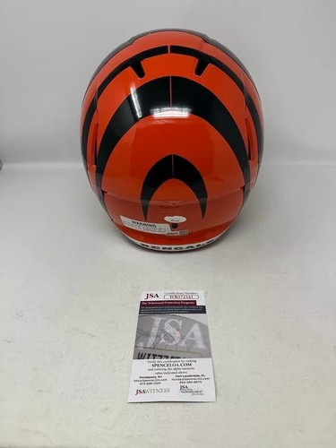 SUPERSTAR JAMARR CHASE SIGNED FULL SIZE HELMET CINCINNATI BENGALS NEW JSA COA* - Picture 2 of 3