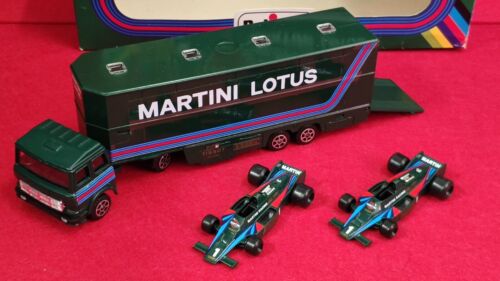 POLISTIL PORTAUTO F1 FORMULA1 MARTINI LOTUS RJ 112 CAMION BISARCA TRASPORTO FIAT - Foto 5 di 19