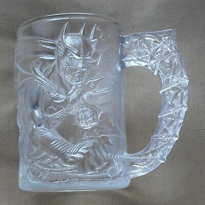 1995 Batman Forever McDonalds Glass Frost Mug Cup DC Comics USA Batman BEAUTIFUL