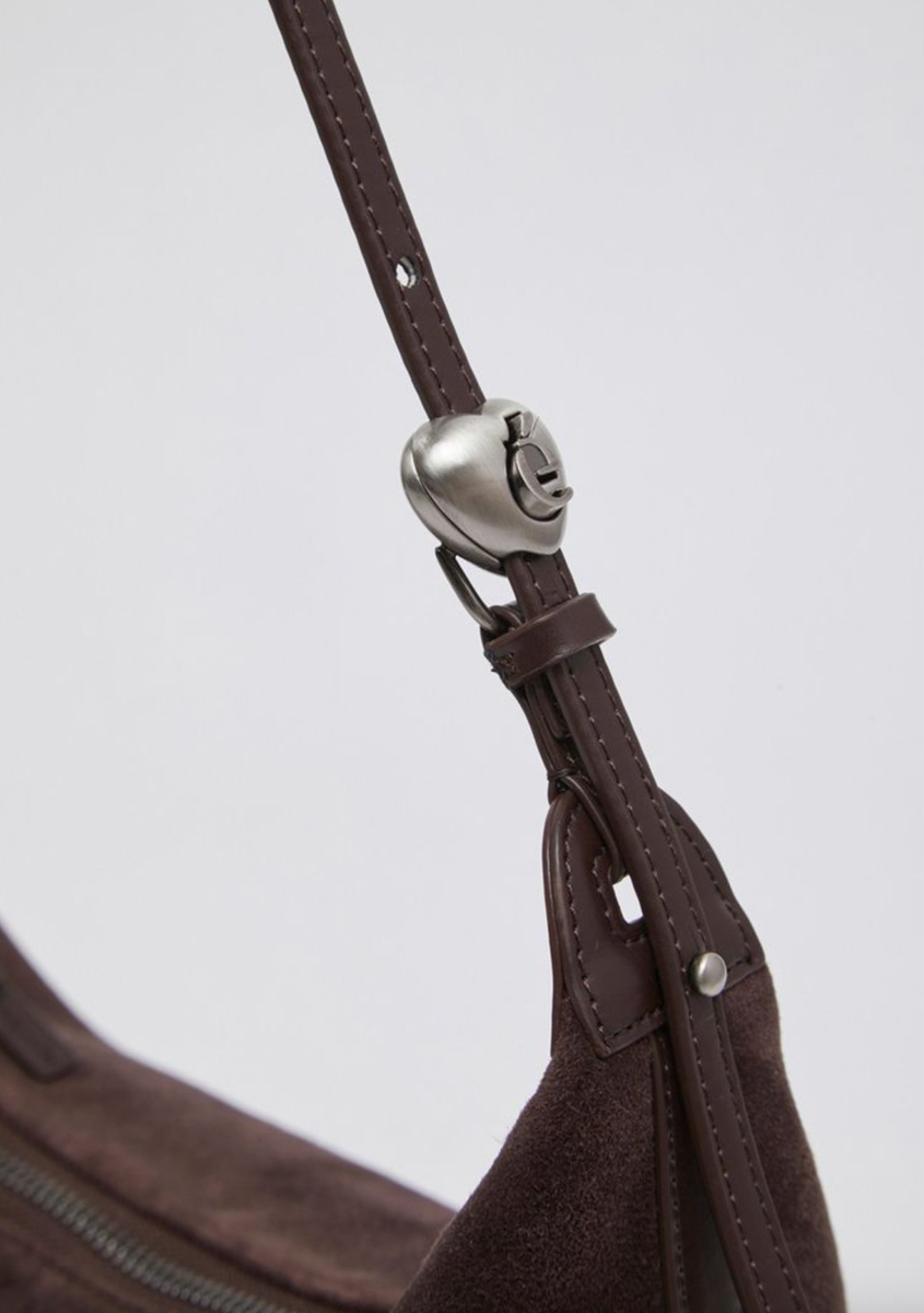 【Archivepke】Luv moon bag Suede brown ★送料関税込★ ARCHIVEPKE Luv moon bag (Suede brown) / ARCHIVEPKE Shoulder
