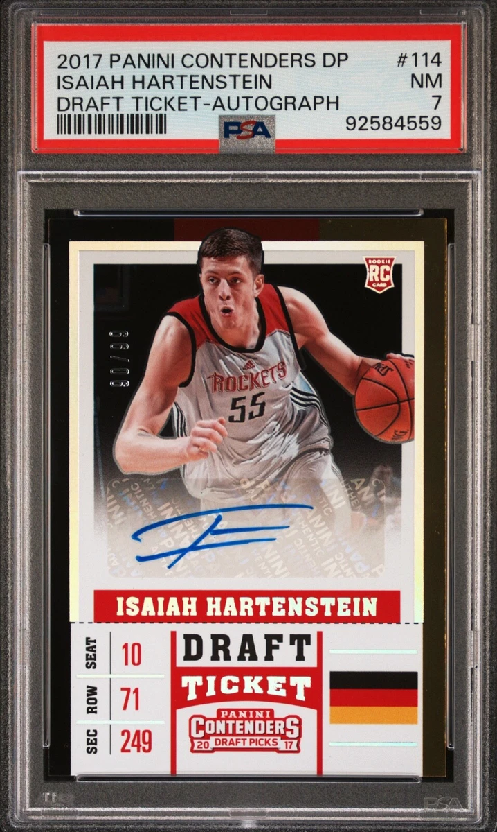 PANINI NBAカード CONTENDERS DRAFT PICKS ISAIAH HARTENSTEIN GERMANY #114 送料無料 中古 IT2 2017-18 Panini Contenders Draft Picks - Isaiah Hartenstein #114