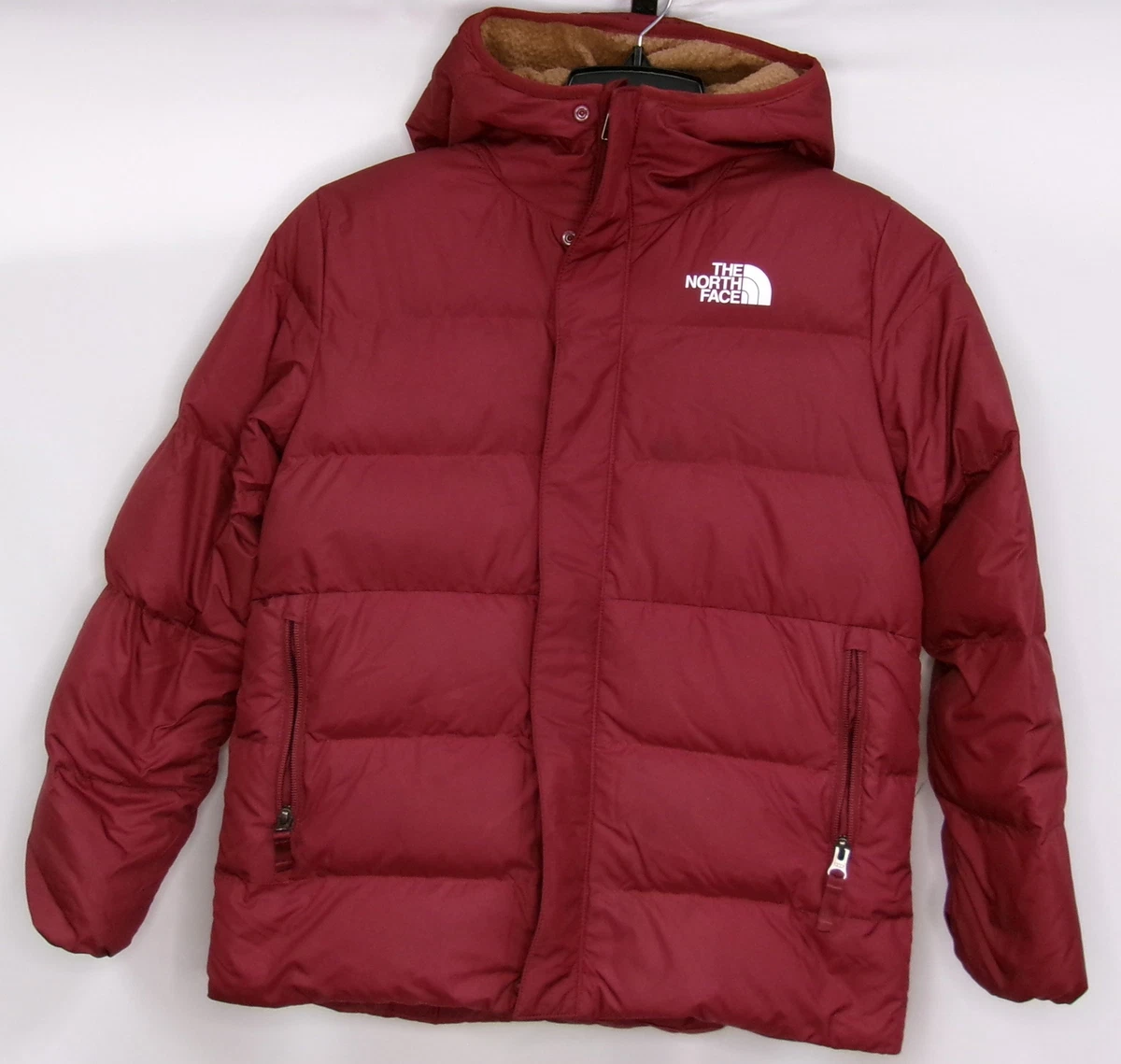 THE NORTH FACE Boys North Down Fleece Lined Parka Cordovan