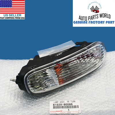 パーツ TOYOTA 86 GENUINE OEM TOYOTA 97-98 SUPRA LEFT DRIVER FRONT TURN SIGNAL LAMP