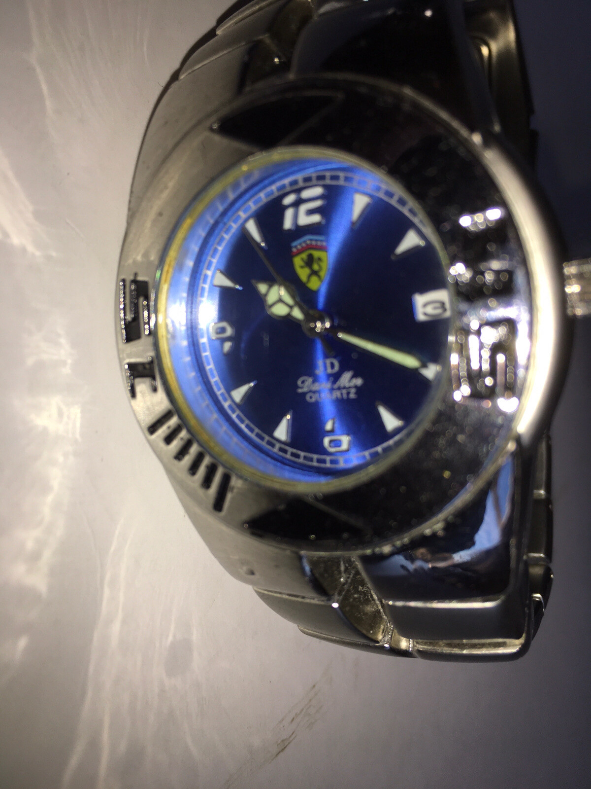 JD Dani Mor Sports Watch With Steel Strap. eBay