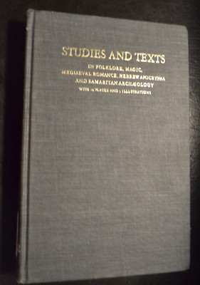 STUDIES AND TEXTS IN FOLKLORE, MAGIC, MEDIAEVAL ROMANCE
