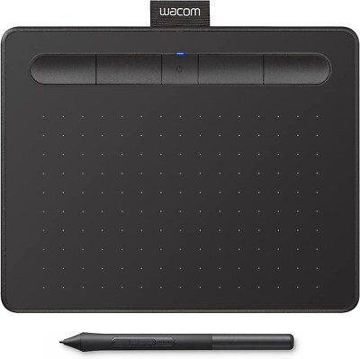 Wacom Intuos Medium Wireless Drawing Graphics Tablet - Black