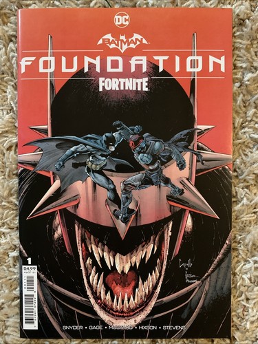 BATMAN FORTNITE FOUNDATION #1 (DC 2021) CVR A-Snyder-Capullo cover-NO CODE-VF/NM