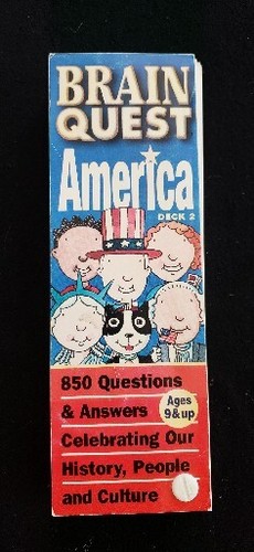 3 Brain Quests, For the Car,Ages 7-12, America Deck 2,Ages 9+, My First,Ages 2-3 - Picture 2 of 11