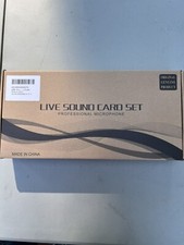 Live sound card set professional microphone