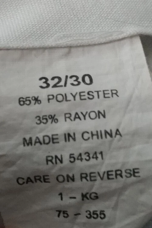 BARRINGTON Mens Dress Pants Slacks Trousers Black Pleated Front Size 32x30 - Image 3 of 4