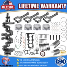 Engine Rebuild Overhaul Kits Crankshaft For 2012-19 Hyundai Accent Kia Soul 1.6L