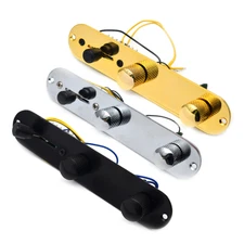 3Way Wired Loaded Prewired Control Plate Harness Switch Knob for TL Tele Guitar