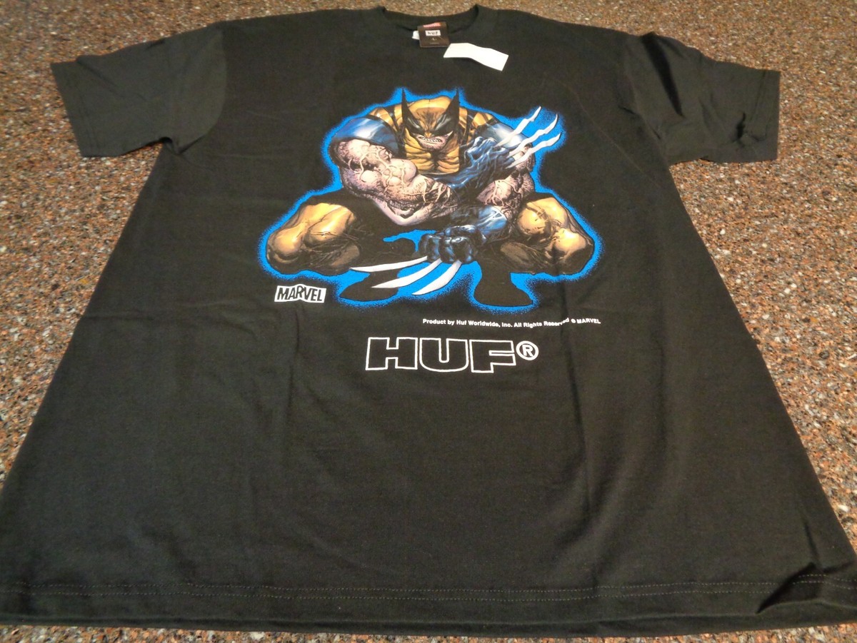 HUF x Marvel Wolverine Brooding Adult Large T-Shirt Black SS