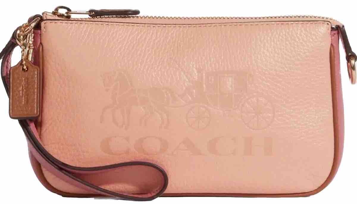 NWT Coach C8877 Nolita 19 In Colorblock Horse And Carriage In Gold