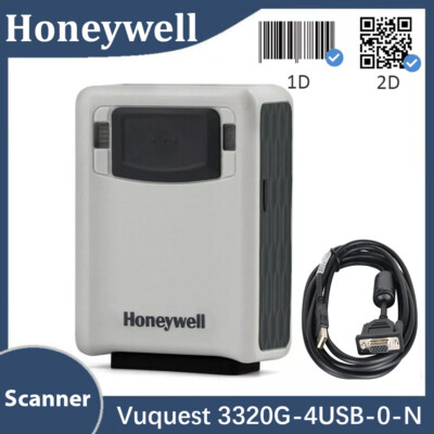 Honeywell Vuquest 3320G Hands-Free USB 1D 2D Desktop Barcode Scanner Reader