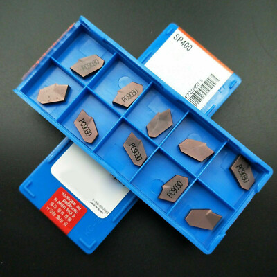 10Pcs SP400  4.0mm wide ZQMX3N Cutting blade carbide inserts CNC TOOL
