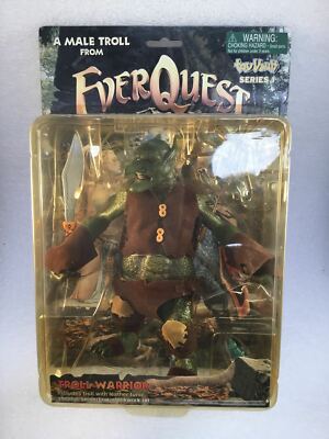 EVER QUEST Series 1 The Ruins of Kunark Troll Warrior Action Figure Toy Vault