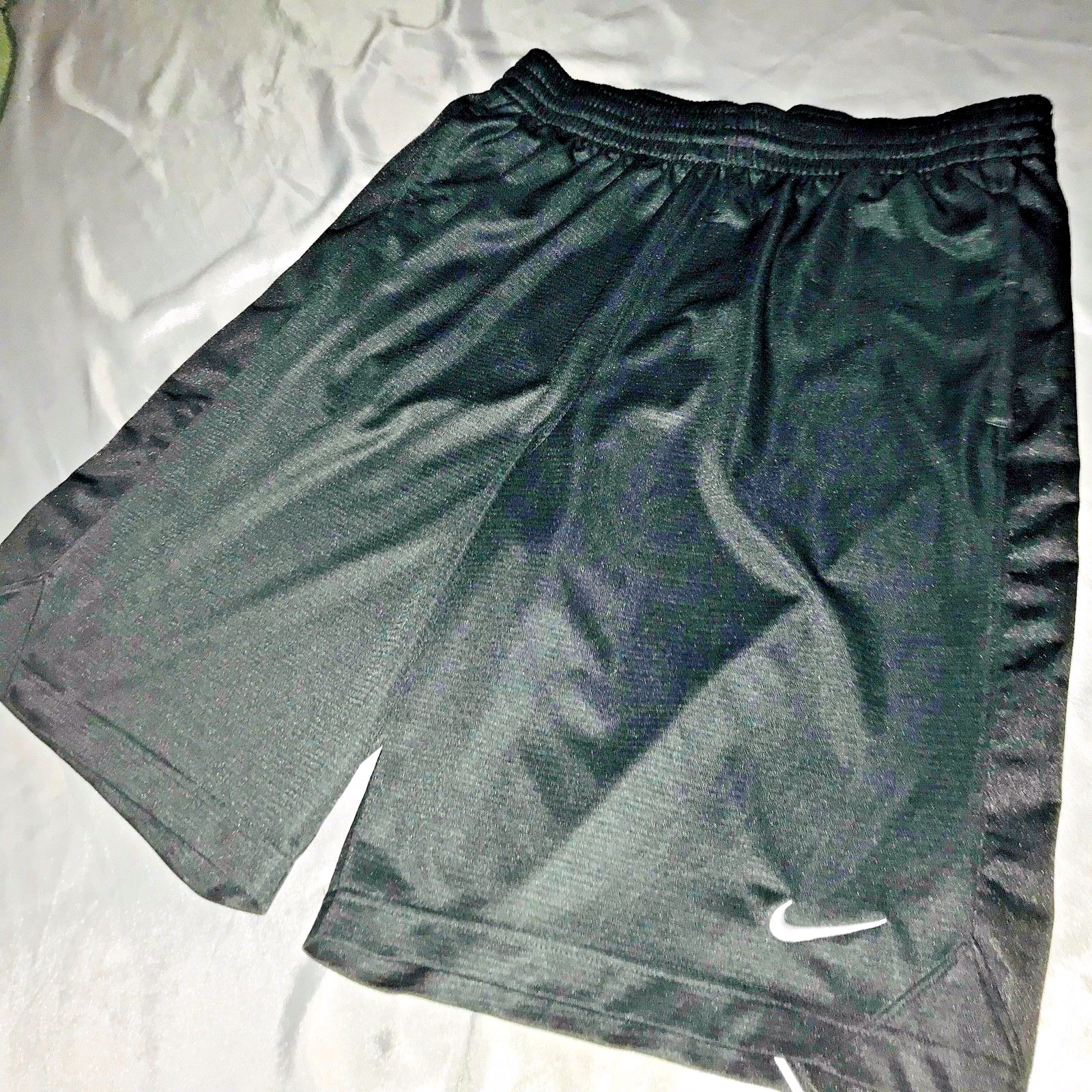 Rare Nike Dazzle Basketball Shorts Black Silky Satin … Gem