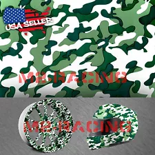 19"x38" Hydrographic Film Hydro Dip Water Transfer Green Forest Camouflage #10