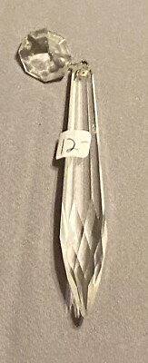 Hotel Crystal Chandelier Piece From Palm Springs Pointed Design 2 7/8 Round