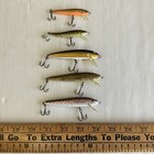 5 Vhtf Vintage Rebel Rapala Minnow Floater Countdown Crankbait Lures