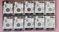 Lot of 10 Western Digital Black WD5000LPLX 500 GB 2.5 in SATA III HD parts