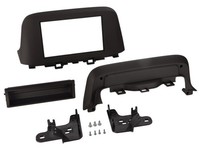 Autoradioblende Doppel-Din Einbaurahmen Schwarz FüR Hyundai Kona 1