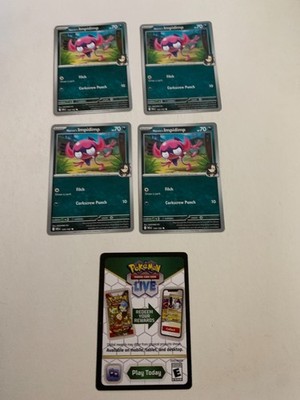 MARNIE'S IMPIDIMP 134/182 Pokemon Destined Rivals NM Unplayed + Code Card