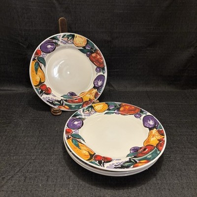 Vintage Gibson Designs ''CORNUCOPIA'' Set Of 4  Dessert/Salad Plates  (4)
