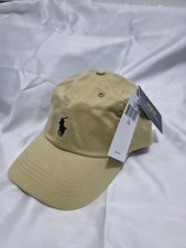 Ralph Lauren Baseball Unisex Cap - Beige - Brand New With Tags - Adjustable